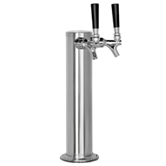 Two Faucet Keg Beer Tower