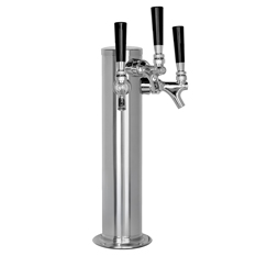 Three Faucet Draft Beer Tower