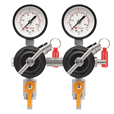 Secondary CO<sub>2</sub> Keg Beer Regulators
